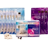"MAGIC PACK" - Активный коралловый кальций + Коэнзим QH + Лактобактерии "MAGIC PACK" - Активный коралловый кальций + Коэнзим QH + Лактобактерии